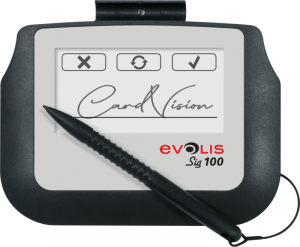 Evolis Sig100 digital signature pad Card Vision handtekening