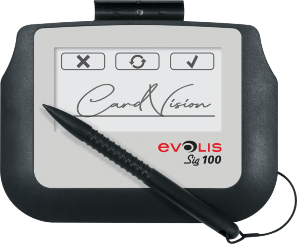 Evolis Sig100 digital signature pad Card Vision handtekening