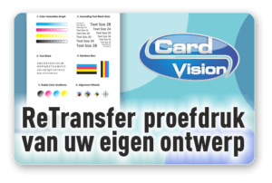 plastic card proefdruk Card Vision
